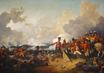  militar Pintura al %C3%B3leo - La batalla de Alejandría el 21 de marzo de 1801 La bataille de Canope ou bataille Alexandrie por Philip James de Loutherbourg Guerra militar